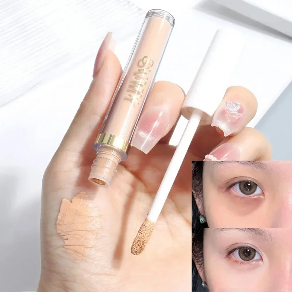 Liquid Foundation Cream Concealer Coverage Waterproof Moisturizing Zpaxo 03 Natural