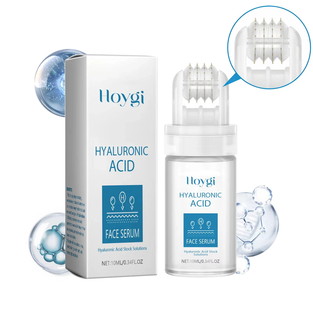 Hoygi 0.25mm Hyaluronic Acid Microneedle Roller Serum Kit Microneedle Roller Serum Zpaxo