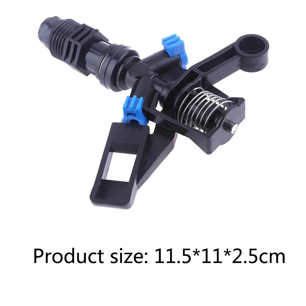 360 Rotary Garden Irrigation Sprinkler Convenient DN15 1/2 Lawn Watering Nozzle Simple Operation for Seedling Gardening Supplies Zpaxo