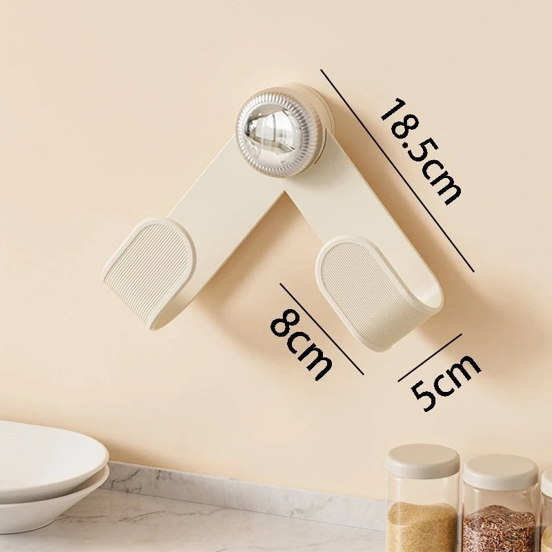 Suction Cup Pot Lid & Cutting Board Wall Rack – No-Drill Kitchen Storage Rack Zpaxo