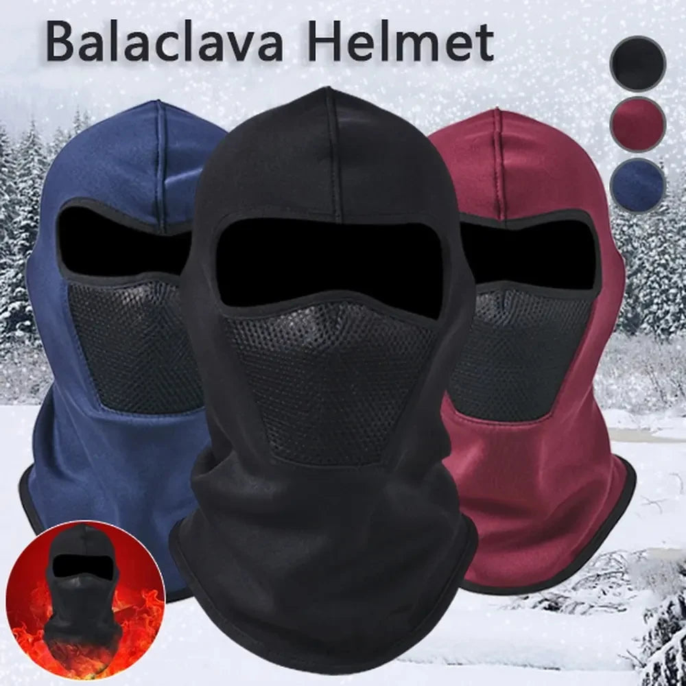Thermal Winter Balaclava Cycling Full Face Mask Warm Outdoor Sports Motorcycle Ski Fishing Hunting Mask Fleece Scarf Cap Bandana Zpaxo