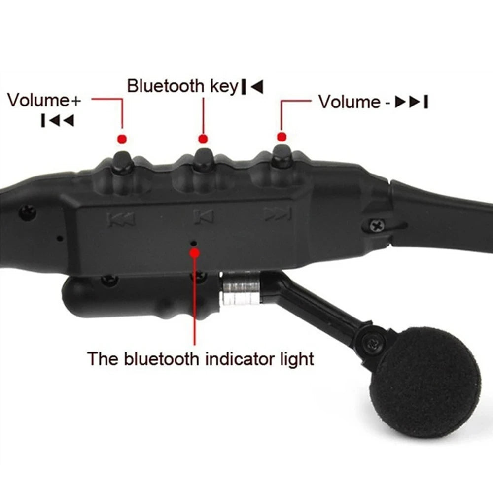 Toptrek Sports Stereo Wireless Bluetooth Cycling Sunglasses 5.0 Headset Phone Polarized Driving Sunglasses Riding Eyes Glasses Zpaxo
