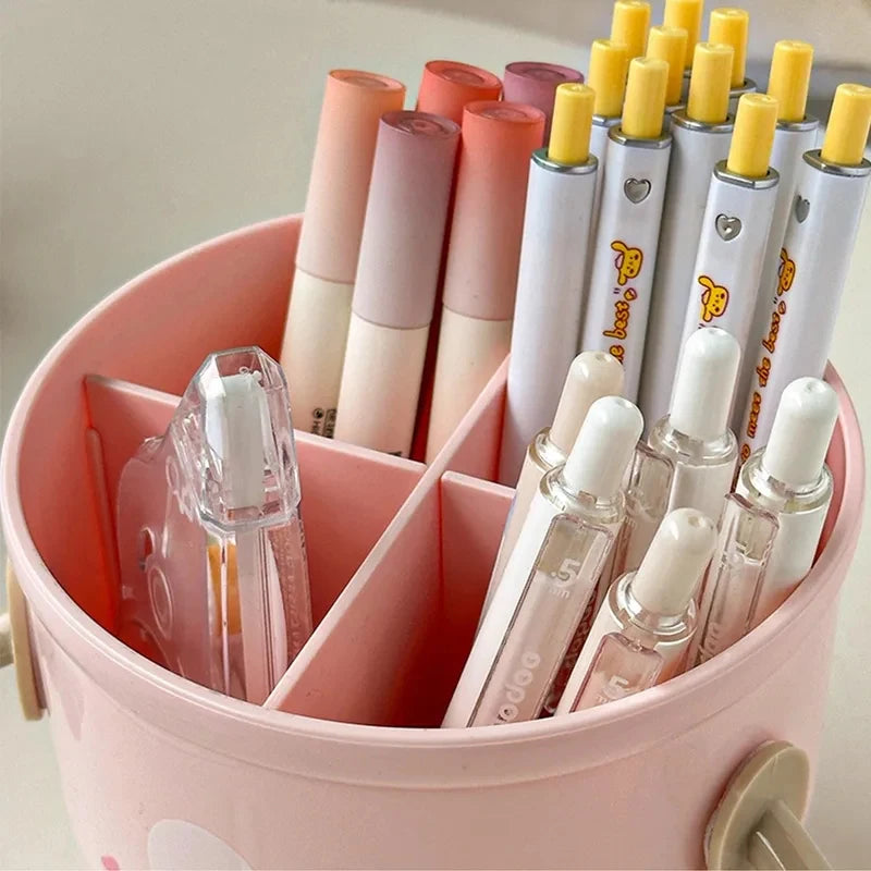 Creative Pen Holder Cute Stationery Storage Box Large Capacity