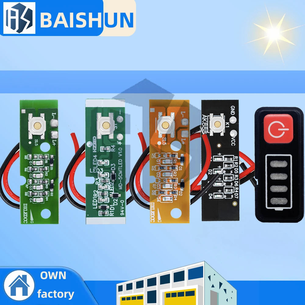 3S 4S 5S Lithium Battery Capacity Indicator 1- 12V-21V Display Zpaxo