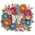 5D DIY Diamond Painting Butterfly Wreath Art Partial Special Shaped