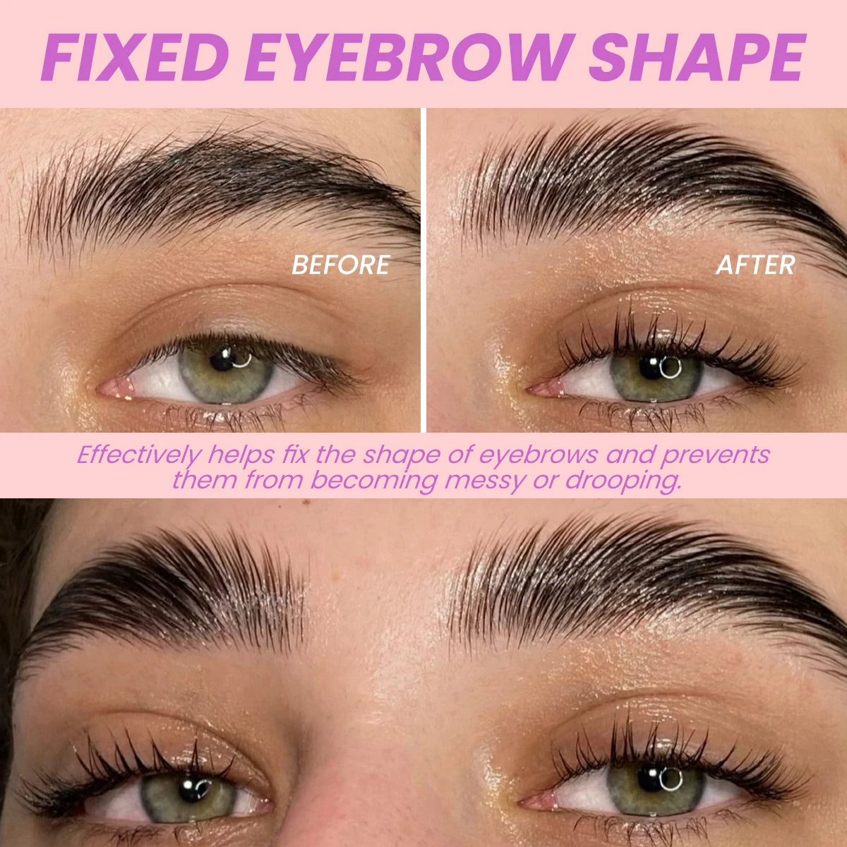 1PC Soft Texture, Three-dimensional Luster, Waterproof, Eyebrow Styling Liquid, Creating Natural and Flawless Wild Eyebrows Zpaxo