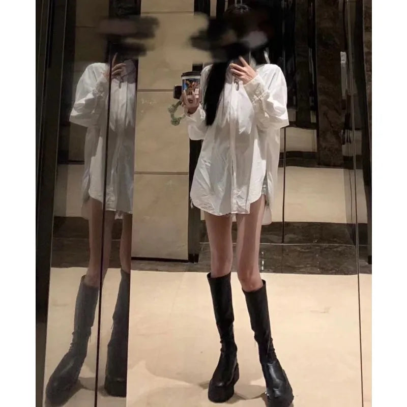 2024 New Fashion Brand Luxury Designer Punk Casual Calf Women Boots Zipper Fashion Chunky Heel Top Quality Casual Shoes Woman Zpaxo