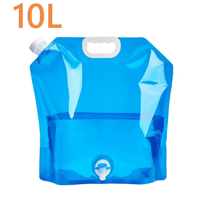 5L/10L Collapsible Camping Water Bag – Portable Folding Bucket