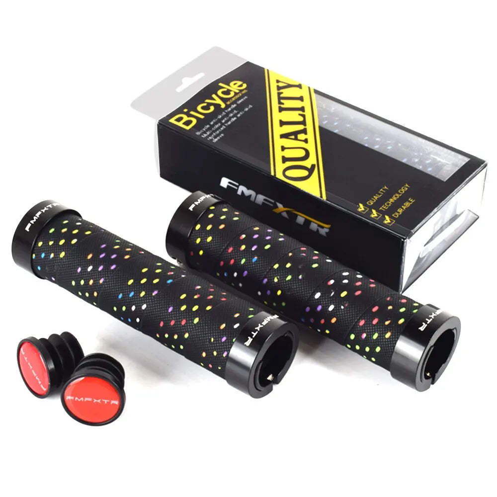 Anti-slip PPWrapped MTB Locking Handlebar Grips Soft Handle Lock Grips Comfortable Shockproof Bike Tape Grip Bicycle Accessories Zpaxo