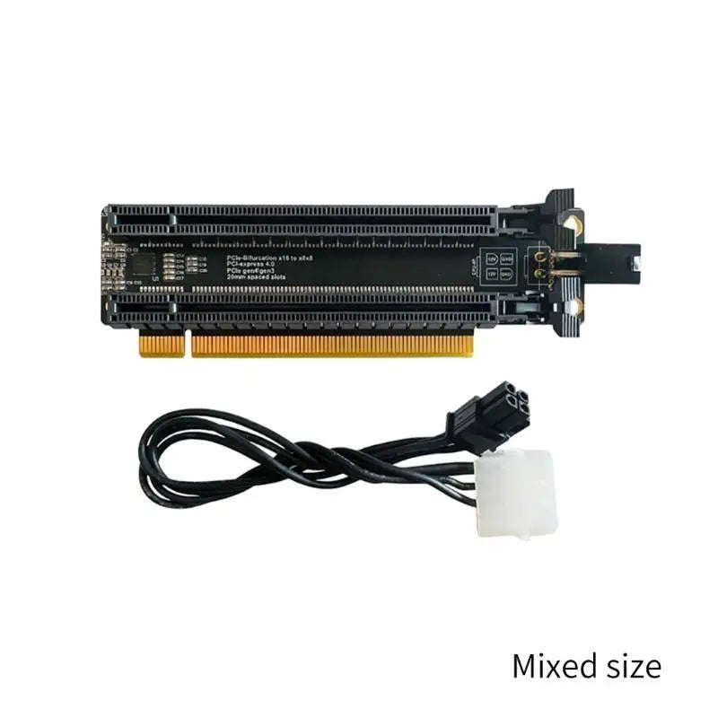 652F PCIe-Bifurcation x16 x8x8 PCIE4 0 1 2 Gen4 Card 4P Power Port Zpaxo
