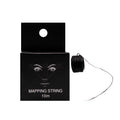 5 Colors Tattoo Thread Eyebrow Marker Thread Tattoo Brows Ruler Auxiliary Line Drawing With Ink Positioning Mapping Line Box Zpaxo Black-Black 1Pc