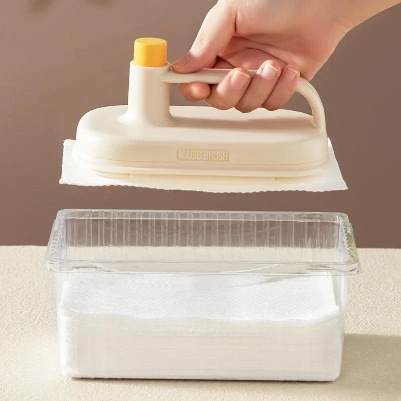 Disposable Magic Cleaning Cloths Quick Kitchen Bathroom No Rinse