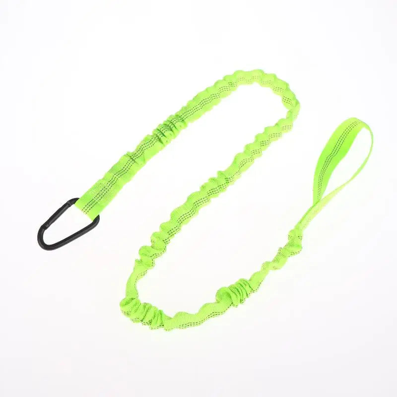 Single Unit Reflective Elastic Rope Fixed Slurry Fishing Buckle Zpaxo Green