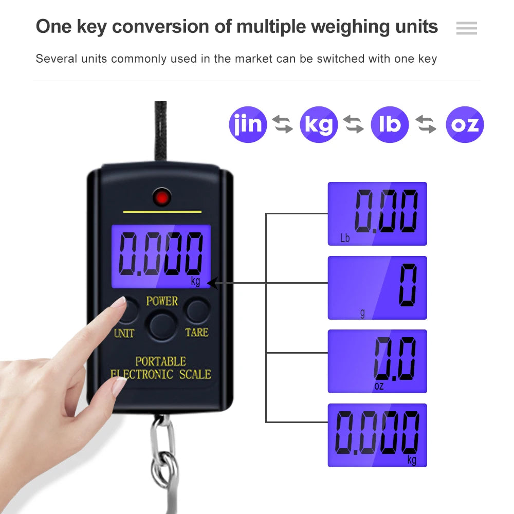 Mini Multifunctional Electronic Hanging Fishing Luggage Balanca