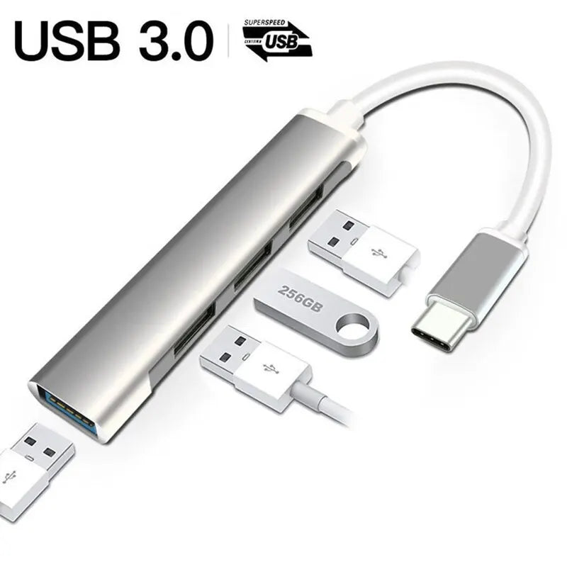 C Extender Hub Docking Station USB One-to-four Computer Splitter 3 0 Zpaxo