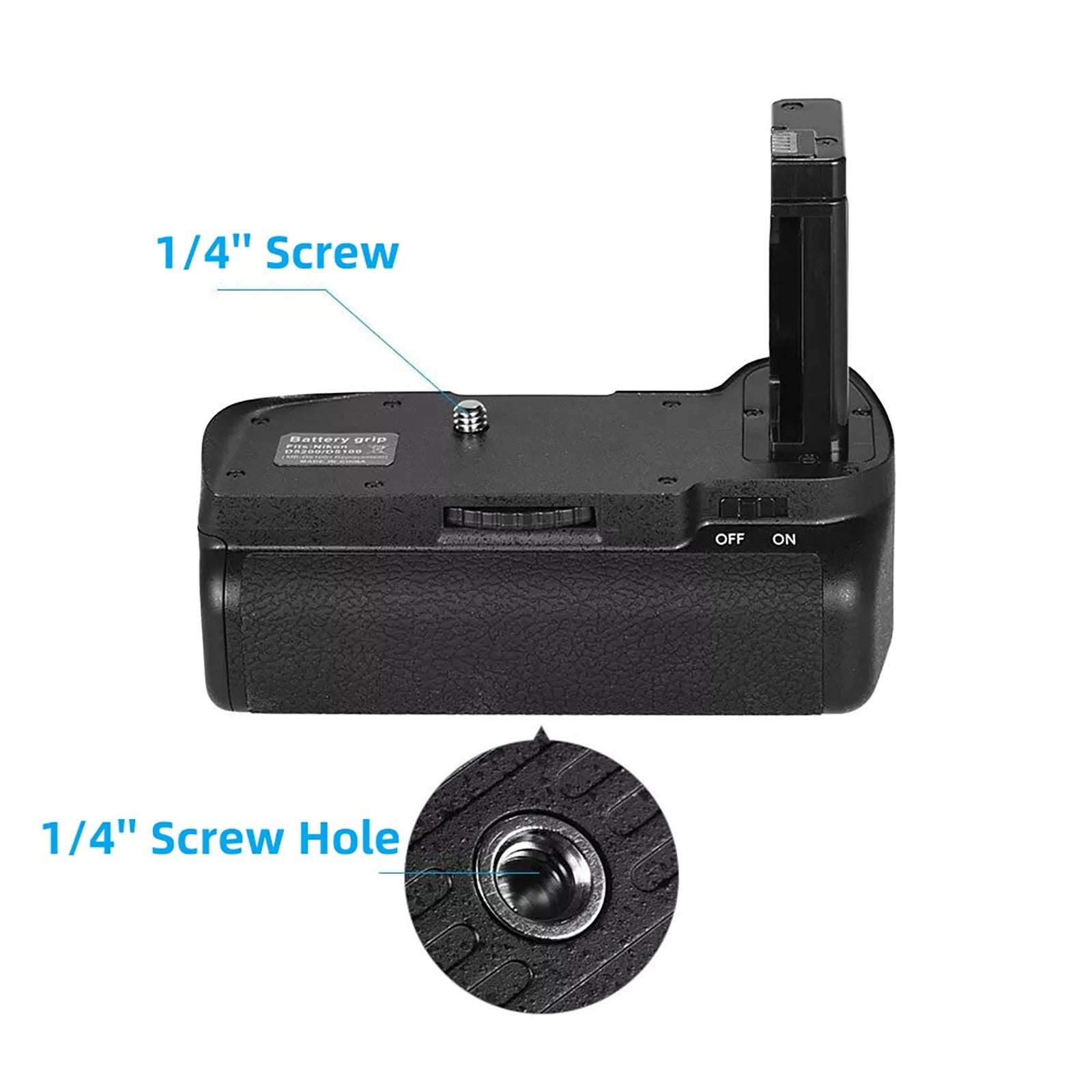MB-D5100 Vertical Battery Grip Holder Shutter-release Button&infrared