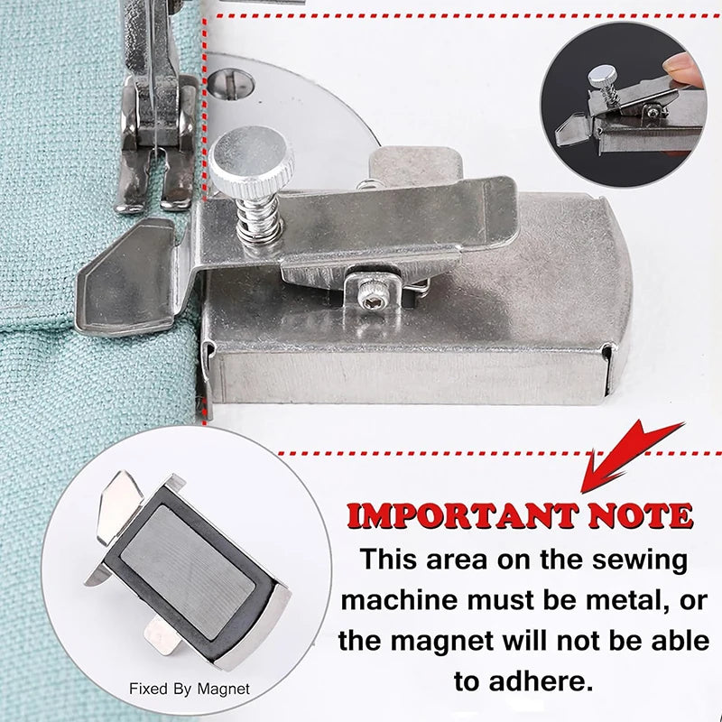 Magnetic Seam Guide Sewing Machine Upgraded Strong Gauge