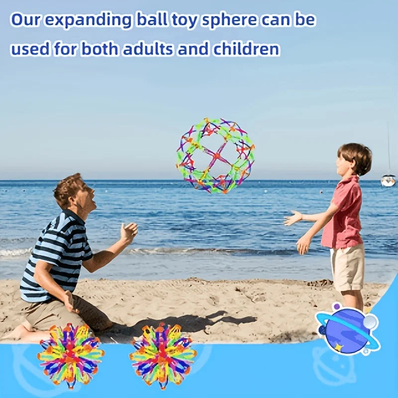 Foldable Expandable Magic Breathing Ball Toy Children Adults