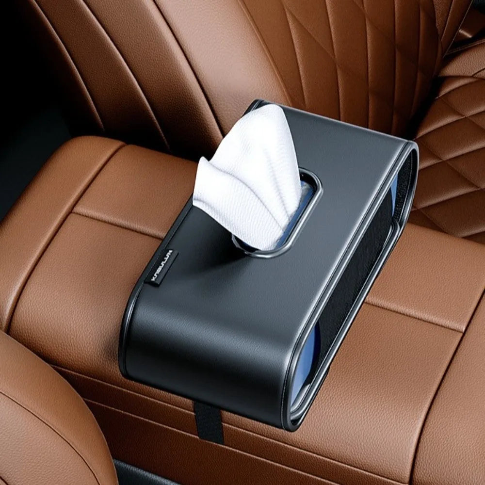 Easy Install Car Tissue Box Waterproof Portable Holder Durable Zpaxo
