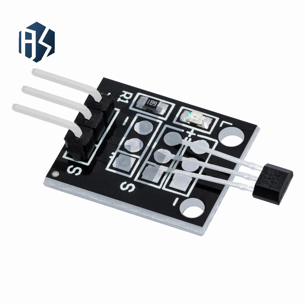 A3144 High Sensitivity Hall Sensor, Magnetic Switch Module Replacement for KY-003 Zpaxo