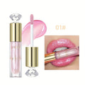 Shiny lip gloss, sparkling crystal, water-permeable and long-lasting color rendering, light and rich Zpaxo 01