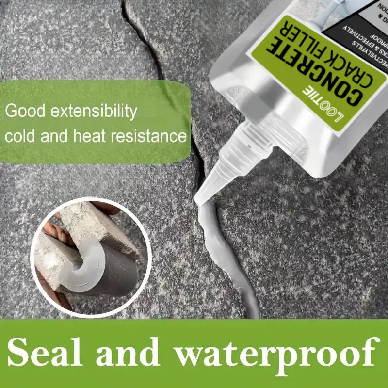 Quick-drying self-leveling concrete repair adhesive | joint sealant for wall/roof/floor Leakproof material outdoor tiles Zpaxo