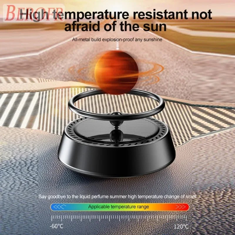 Solar Energy Car Air Freshener Galaxy Planet Earth Mars Aromatherapy Diffusing Ornament Interior Perfume Creative Decoration Zpaxo