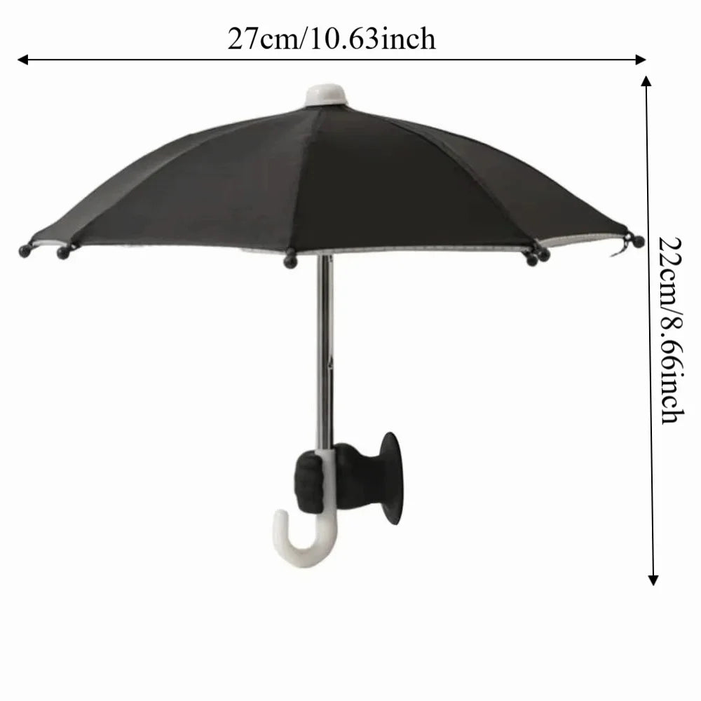 Suction Cup Holder Mini Phone Umbrella Anti-reflective Screen Zpaxo