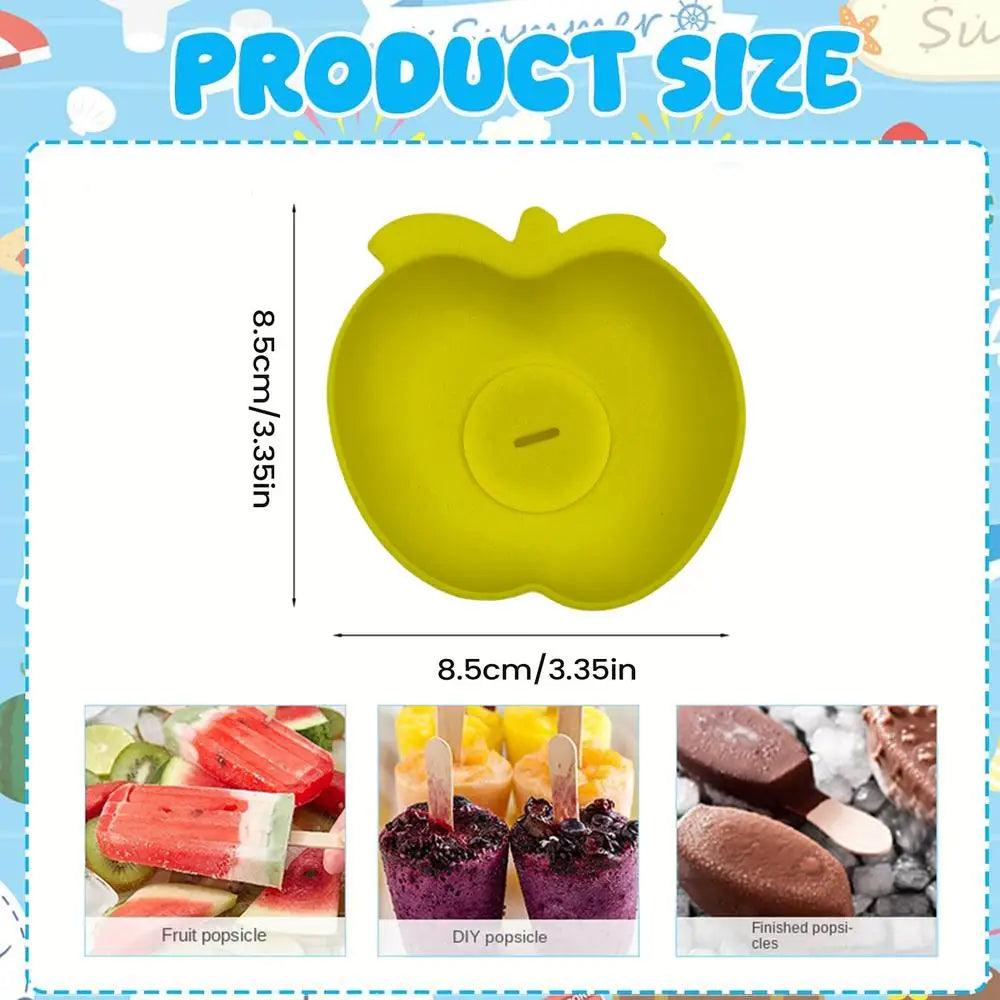 Silicone Ice Cream Holder – Drip-Proof Popsicle Cone Bracket Ice Cream Holder Zpaxo Yellow