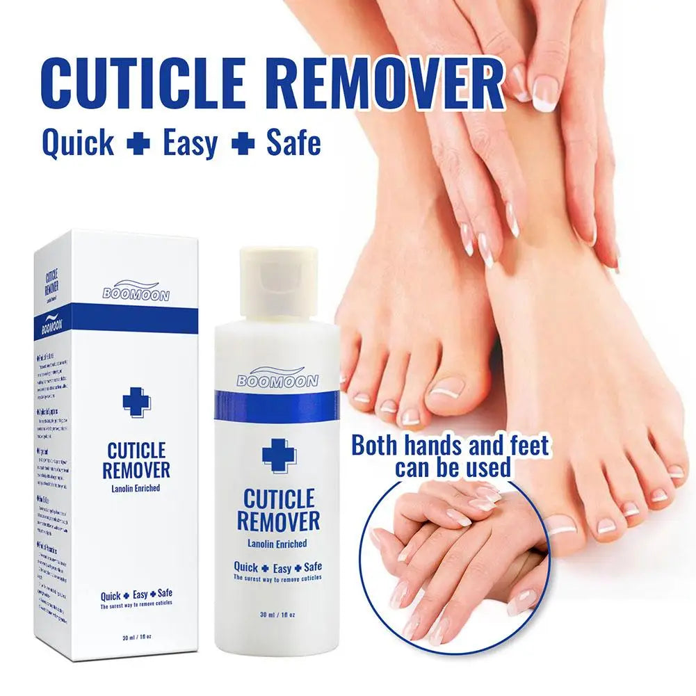 30ml Nail Cuticle Remover Liquid Softener – Manicure & Pedicure Cuticle Softener Zpaxo