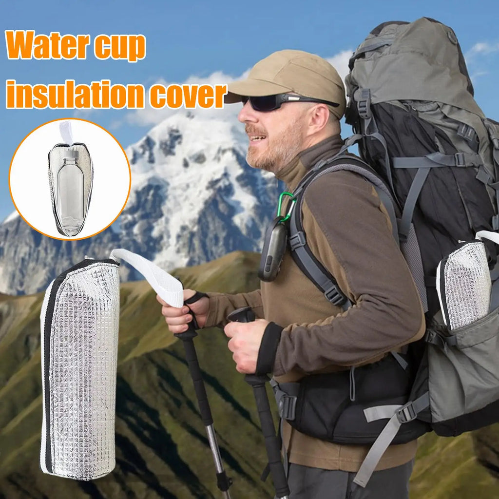 Bottle Cooler Bag Cold Beverage Insulated Pack Portable Waterproof Bottle Cooler for Picnic Work Camping Daycare Cycling Outdoor Zpaxo