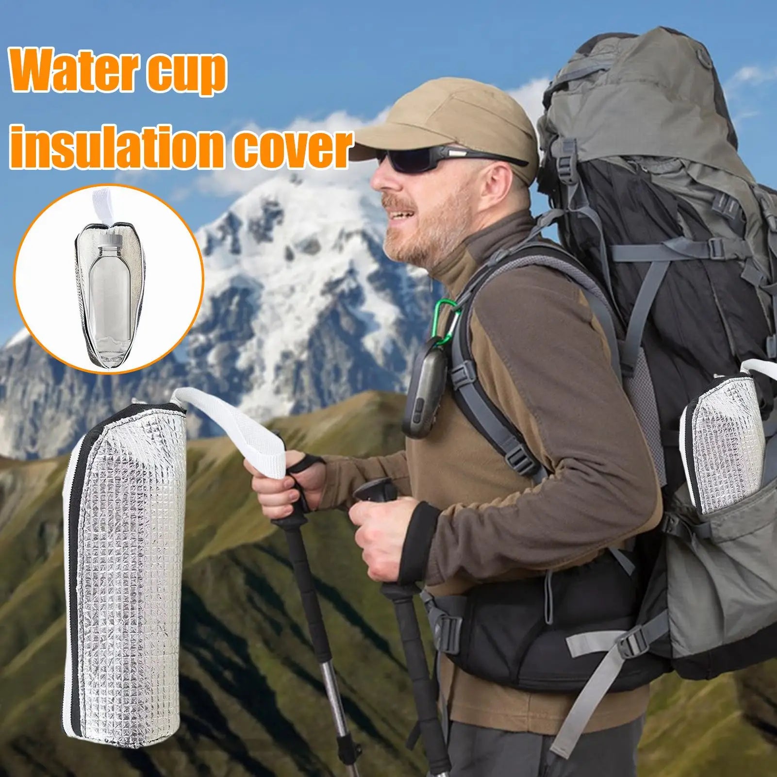 Bottle Cooler Bag Cold Beverage Insulated Pack Portable Waterproof Bottle Cooler for Picnic Work Camping Daycare Cycling Outdoor Zpaxo