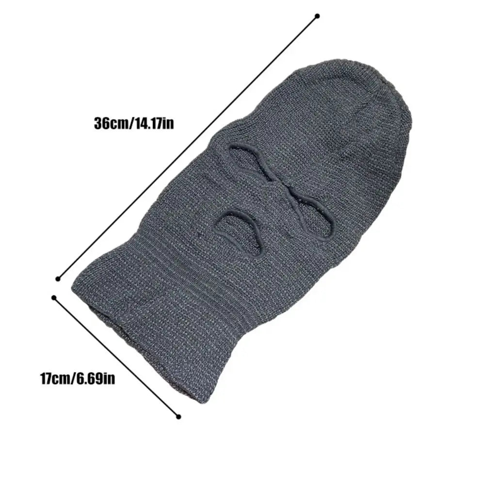 Knitting Car Seat Headcover 3Hole Warm Funny Hat Decoration Zpaxo