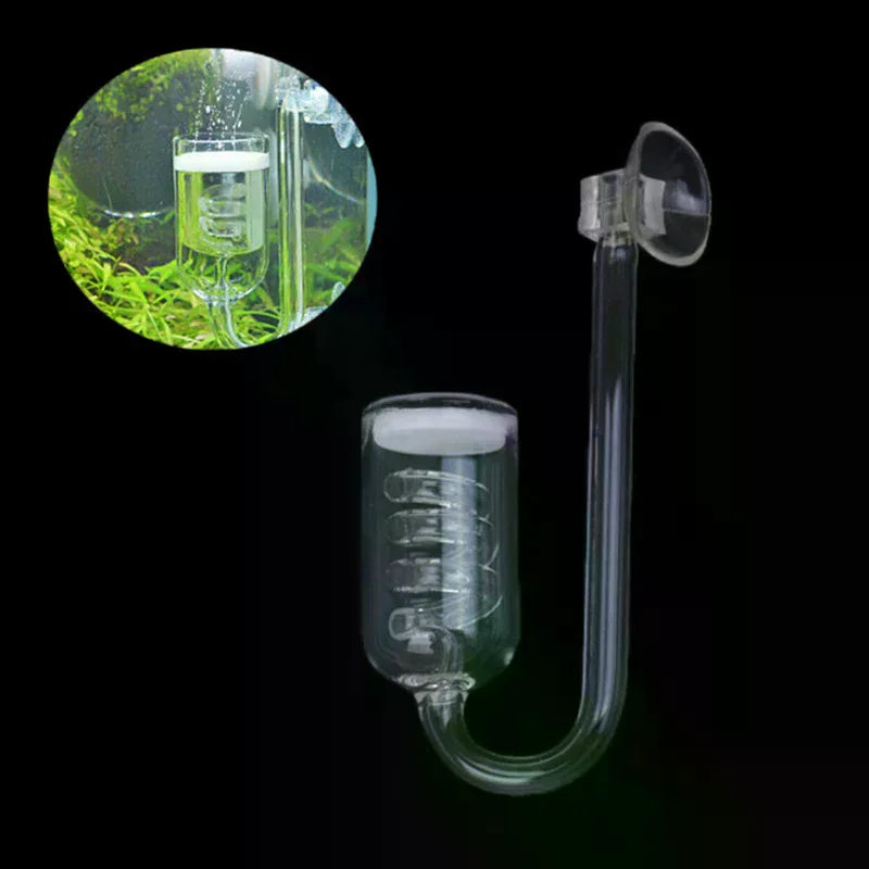 Atomizer Solenoid Regulator Moss Fish Tank Aquarium Plant CO2 Diffuser Bubble Zpaxo