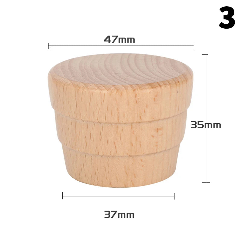 Wood Knob Pan Lid Holding Handle Wood Lid Handle Pot Lid Universal Kitchen Cookware Lid Replacement Knob Cookware Accessories Zpaxo 3