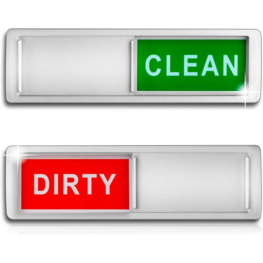 Dishwasher Magnet Clean Dirty Sign Strong Magnet for Kitchen Refrigerator Dishwasher Magnet Home Room Decoration Zpaxo
