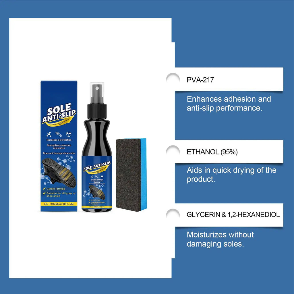 Long Lasting Shoe Grip Spray Anti Slip Protector Sneakers Football
