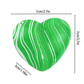 Slow Rising Stress Toy Soft Heart-Shaped Silicone Relaxation Tools Slow Rebound Stress Relief Fidget Toy For Adults Kids Youth Zpaxo Green China Mainland