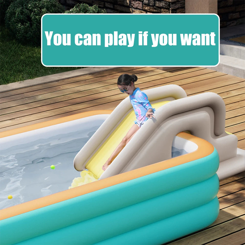 Climbing Wall Water Slide Inflatable Water Slide Children Kids Summer Fun Compact Inflatable Park Outdoor Dabble Water Slide Zpaxo