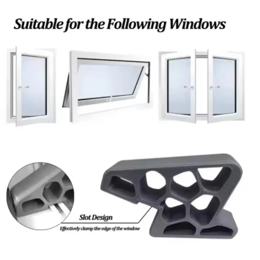 Non-Slip Balcony Window Door Window Balcony Door Stop Wedge Easy Sliding Window Locks Adjustable Home Office Bathroom Kitchen Zpaxo