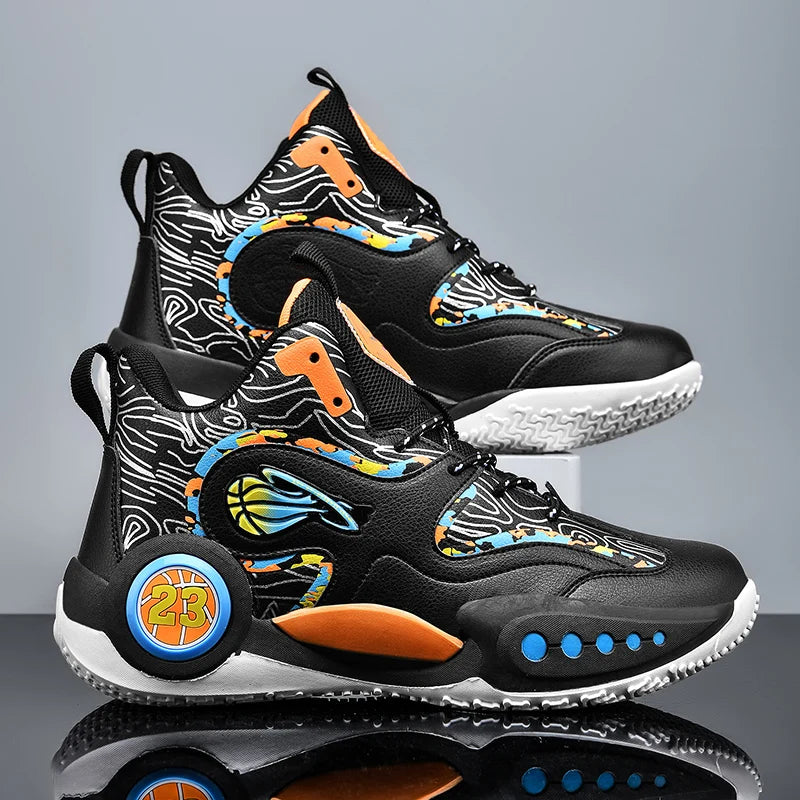 Men's Basketball Shoes Breathable Cushioning Non-slip Wearable Runing
