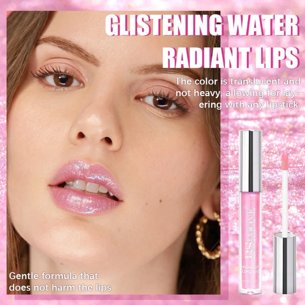 6 Colors Diamond Glitter Lipgloss Makeup Metallic Shimmer Moist Liquid Lipstick Pearl Lip Glaze Jelly Tint Sexy Shiny Cosmetics Zpaxo