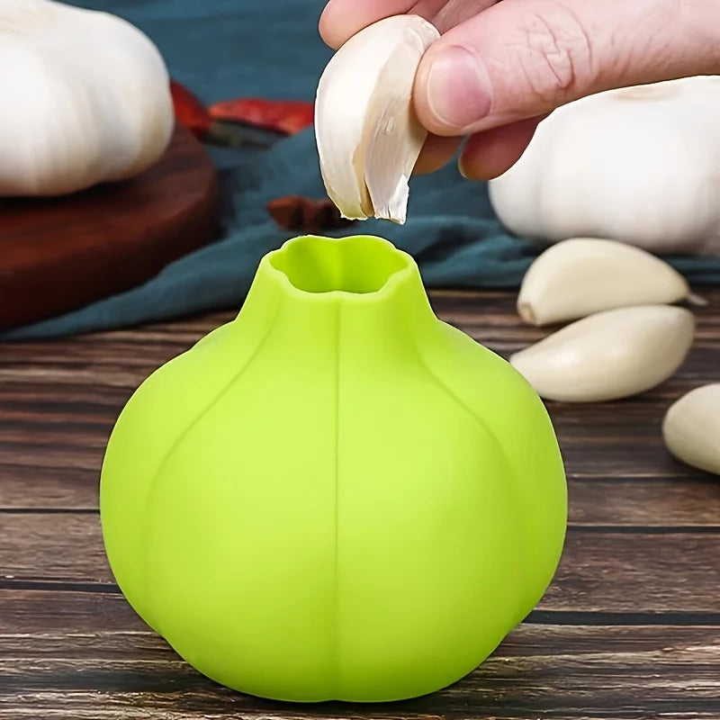 Silicone Portable Garlic Peeler Quick Hand-free Kitchen Tool Easy