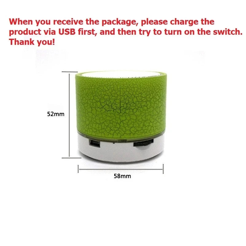 AyeBeau A9 Mini Portable Bluetooth Speaker – HiFi & LED Portable Bluetooth Speaker Zpaxo