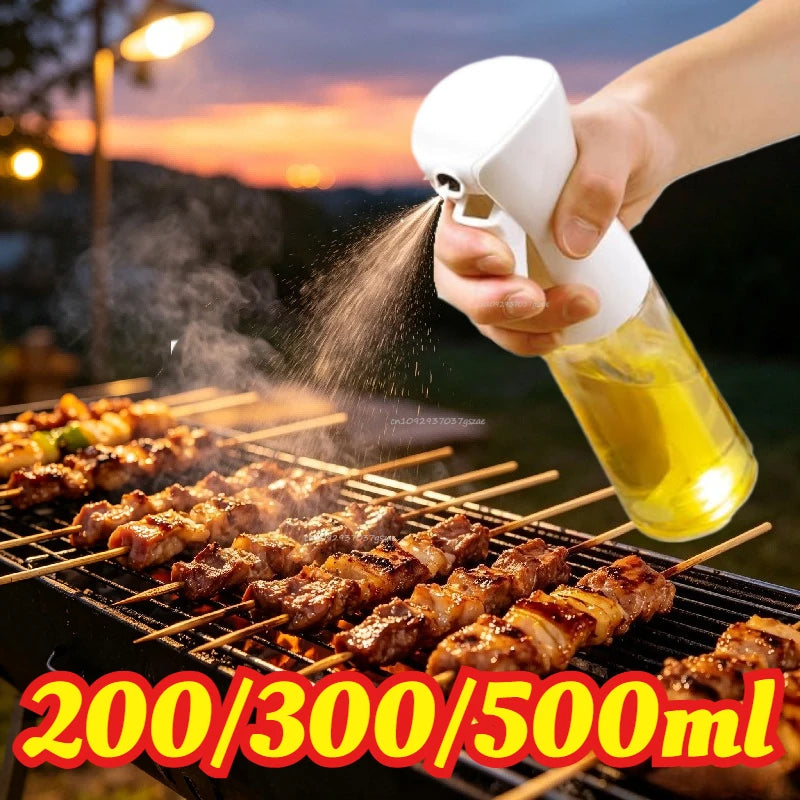 200/300/500ml Oil Spray Bottle Kitchen Baking Olive Oil Dispenser Camping BBQ Baking Salad Vinegar Soy Sauce Sprayer Containers Zpaxo