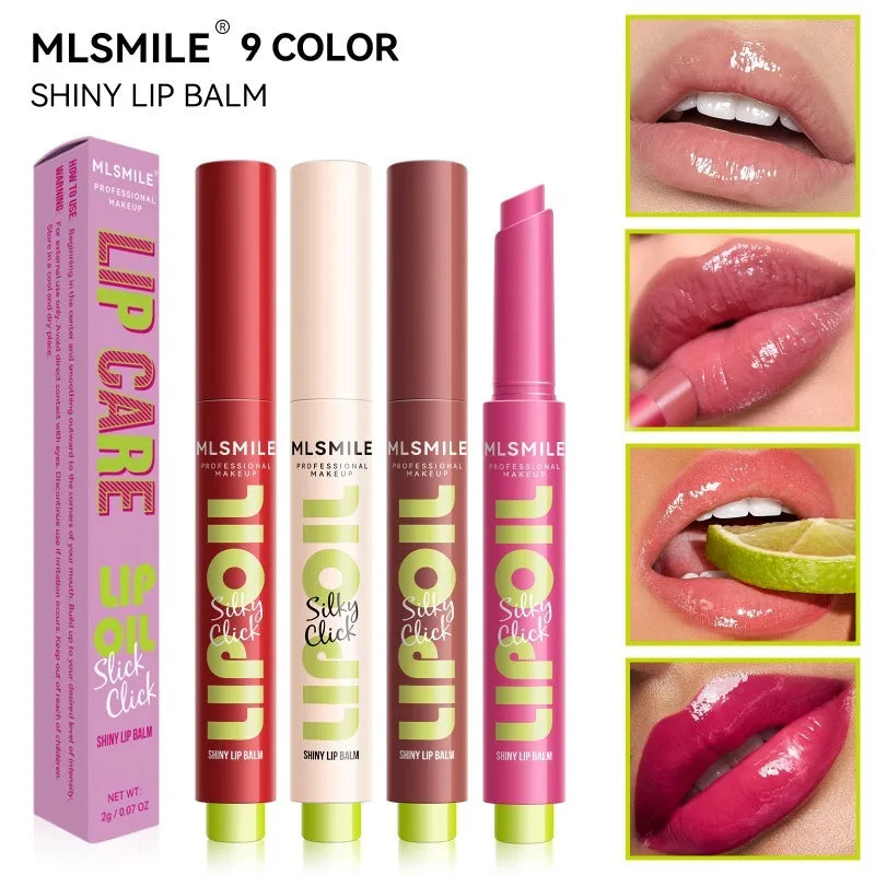 Multicolor Mirror Silky Lip Gloss Hydrating Solid Press Lipstick