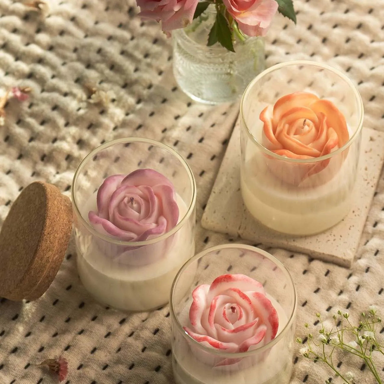 Rose Flower Silicone Mold – Candles, Soap, Resin & Clay Crafts Silicone Craft Mold Zpaxo