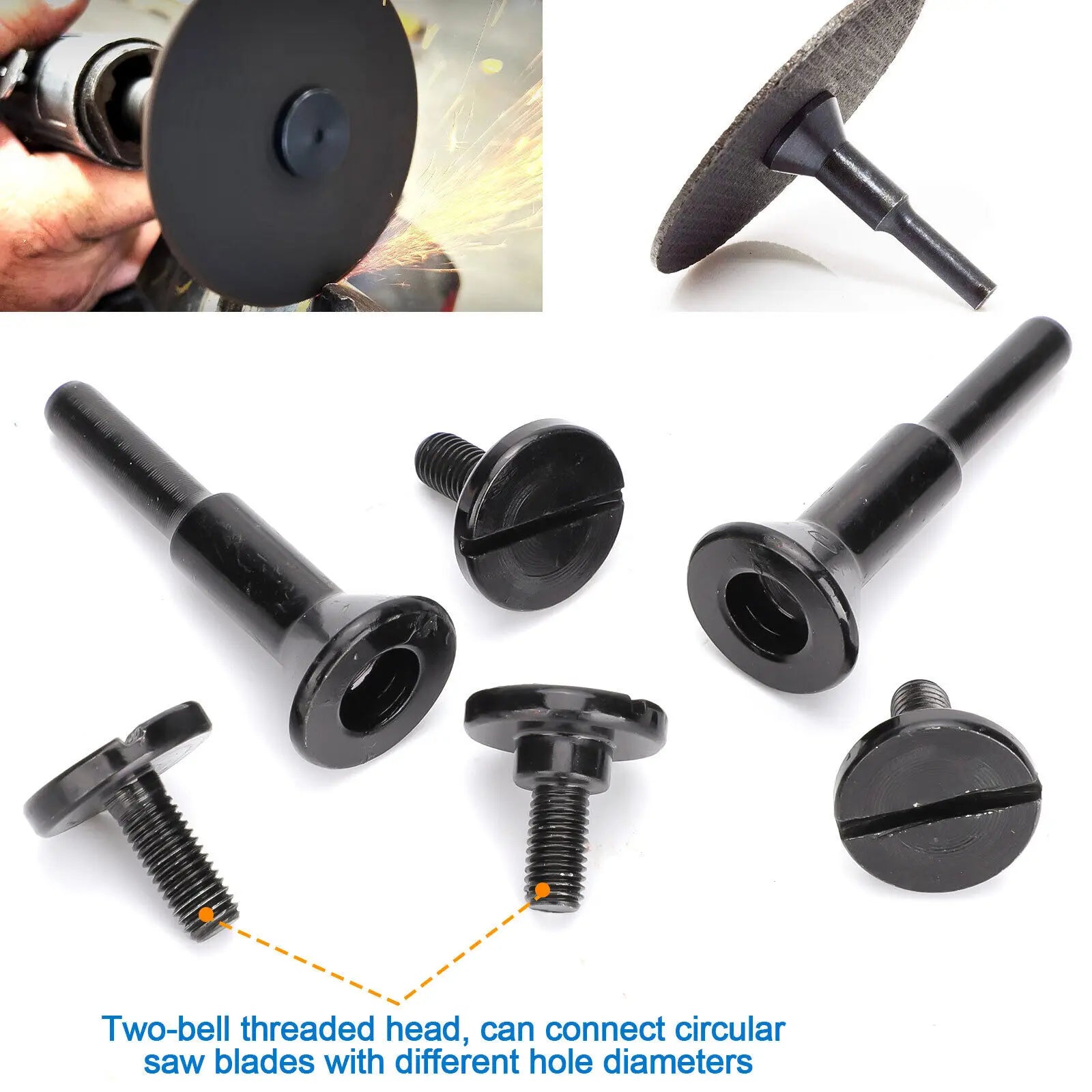 Mounting Mandrel Fit Circular Saw Blade Die Grinder Connecting Rod