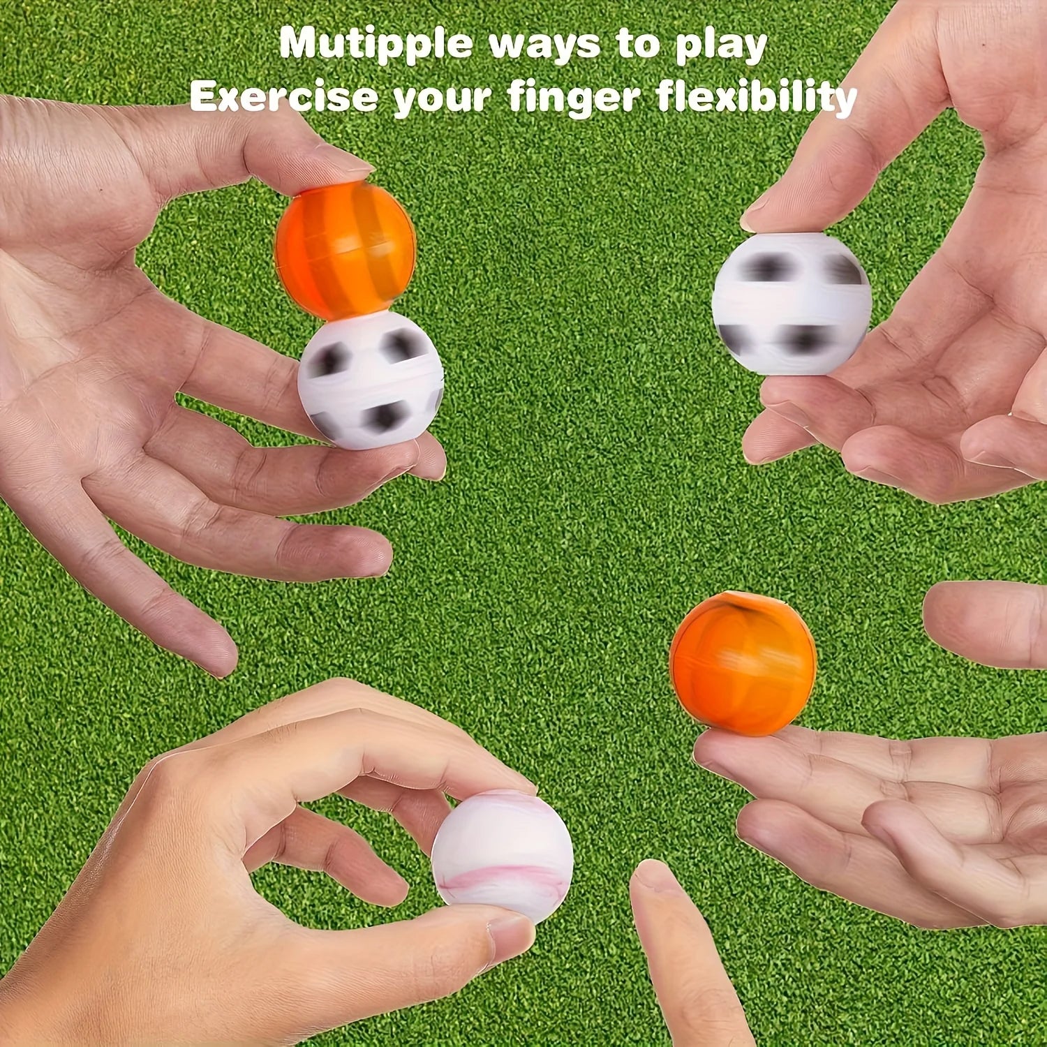 Fingertip Toys Mini Fidget Spinner Sport Ball Stress Relieving