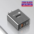 20W PD Fast Charging Mobile Phone Charger EU US Charge Plug Adapter